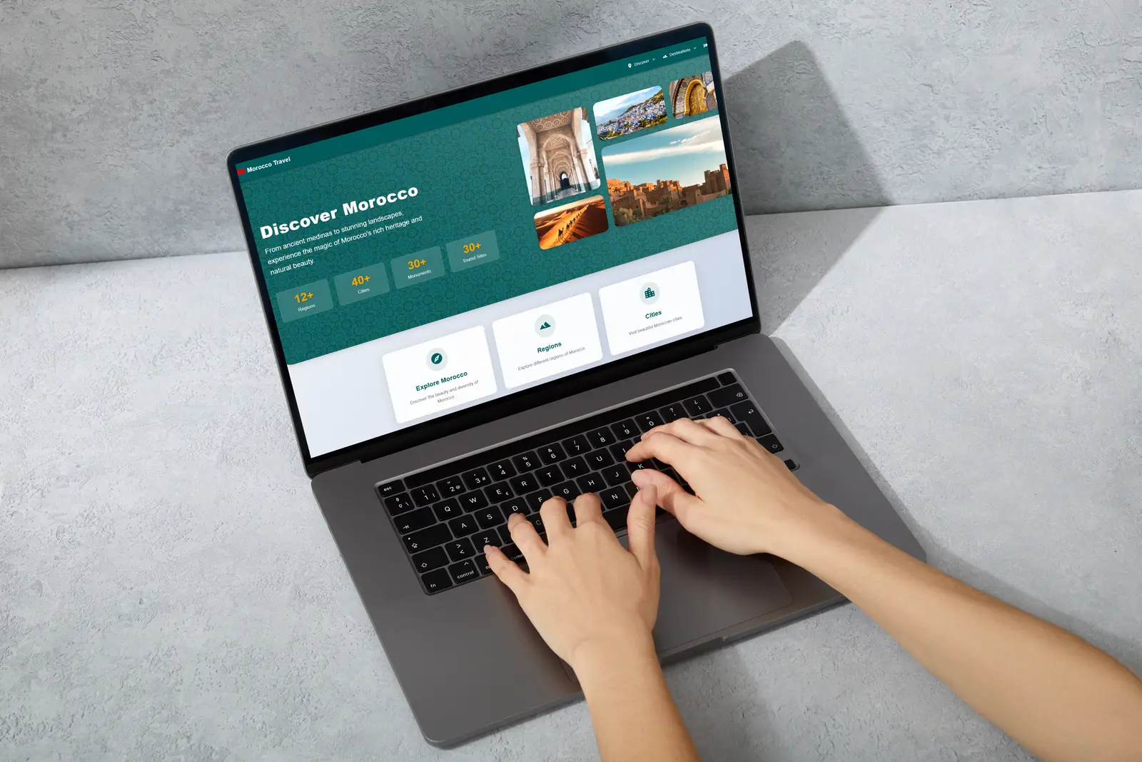 Tourism App — Interactive platform for exploring Morocco